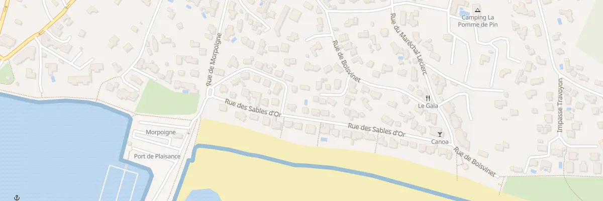 Plan du 15 Rue des sables d’or à Jard-sur-Mer