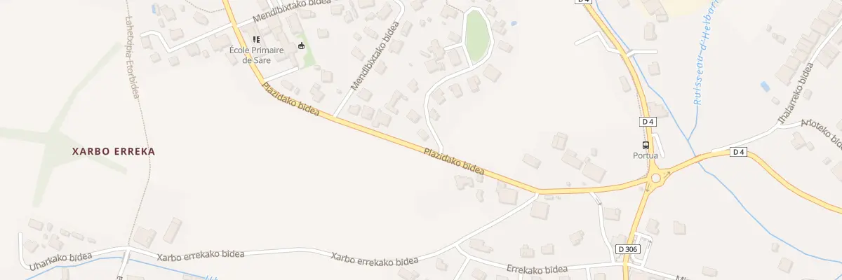 Plan du 35 Plaza Auzoko Behereko Bide à Sare