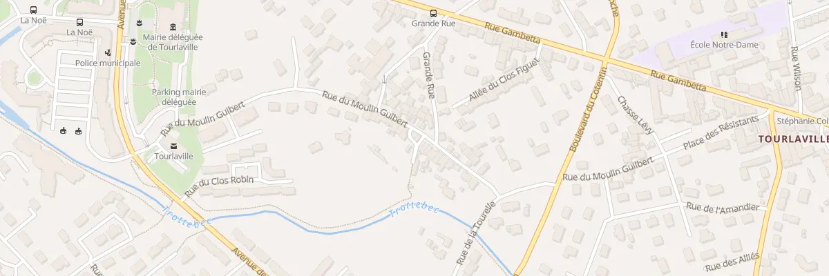 Plan du 342 Rue du Moulin Guibert à Cherbourg-en-Cotentin