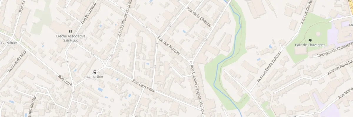 Plan du 5 Rue des Martyrs à Nantes