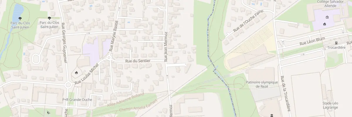 Plan du 55 Rue Jean Mermoz à Bouguenais