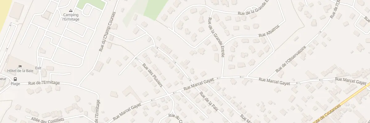 Plan du 6 Rue des Sapins à Donville-les-Bains