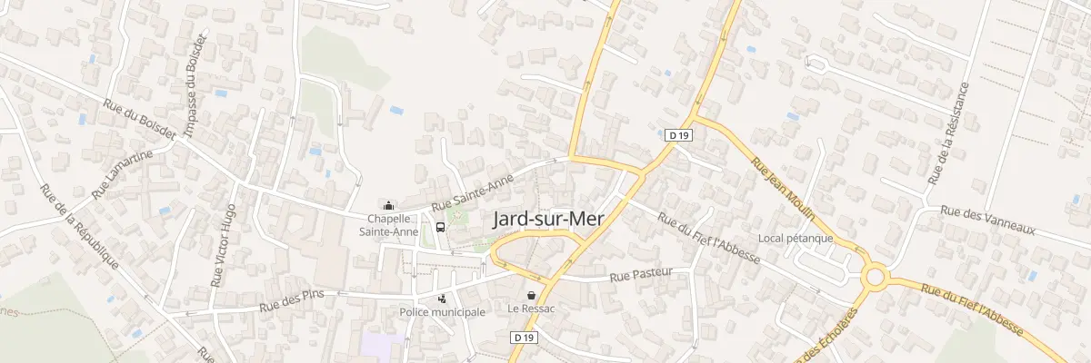 Plan du 10 Rue des écoliers à Jard-sur-Mer