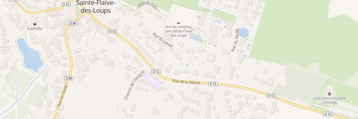 Plan du 10 Rue du Lavoir à Sainte-Flaive-des-Loups