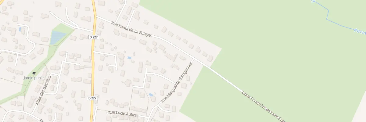 Plan du 22B Rue Raoul de La Futaye à Saint-Sulpice-la-Forêt