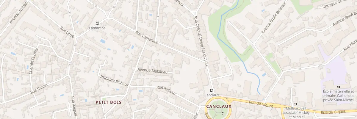 Plan du 3 Rue Lamartine à Nantes