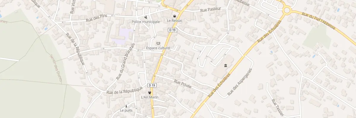 Plan du 5 Rue du bois mouchamps à Jard-sur-Mer