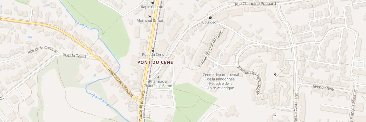 Plan du 16B Rue Chanoine Poupard à Nantes