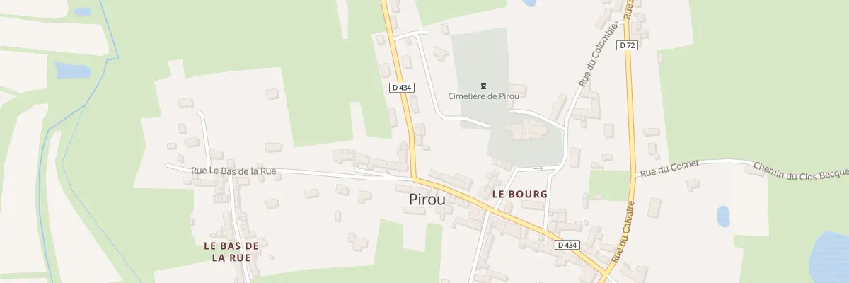 Plan du 2 Rue de la Vallée à Pirou