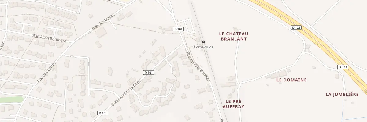 Plan du 4 Rue du Pâty Boudier à Corps-Nuds