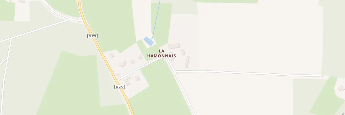 Plan du 9 La Hamonnais à Saint-Sulpice-la-Forêt