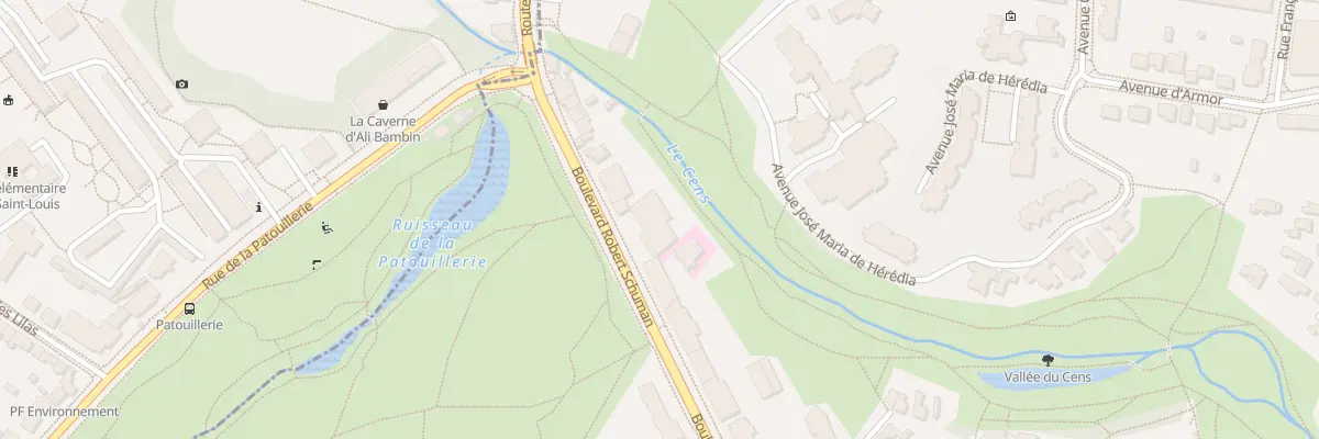 Plan du 242 Bd Robert Schuman à Nantes