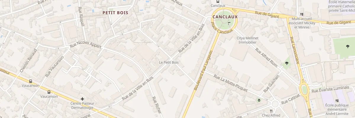 Plan du 10 Rue Vauquelin à Nantes