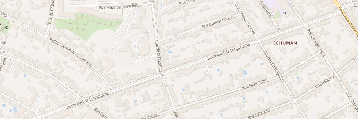 Plan du 70 Bd de Longchamp à Nantes