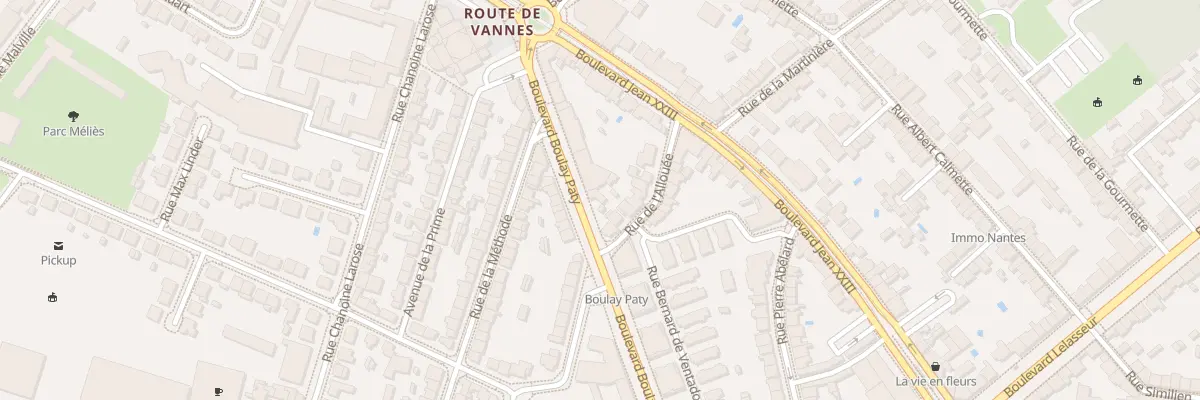Plan du 36 Bd Boulay Paty à Nantes