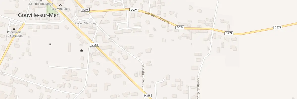 Plan du 9 Rue du Calvaire à Gouville-sur-Mer
