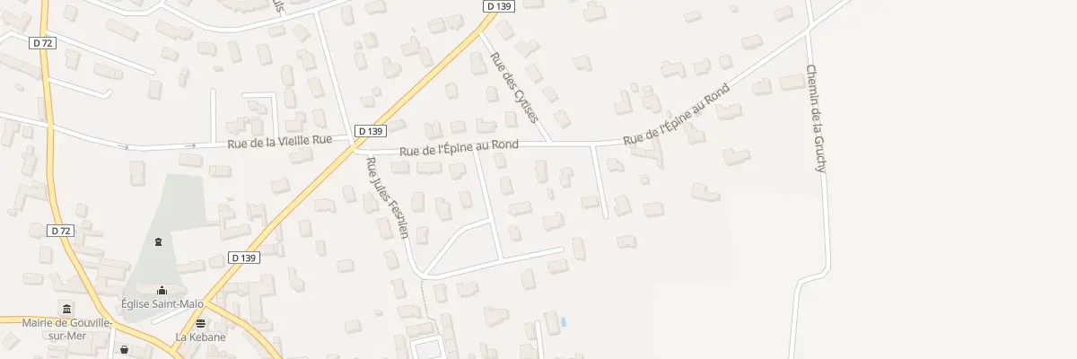Plan du 16 Rue de l’Épine au Rond à Gouville-sur-Mer