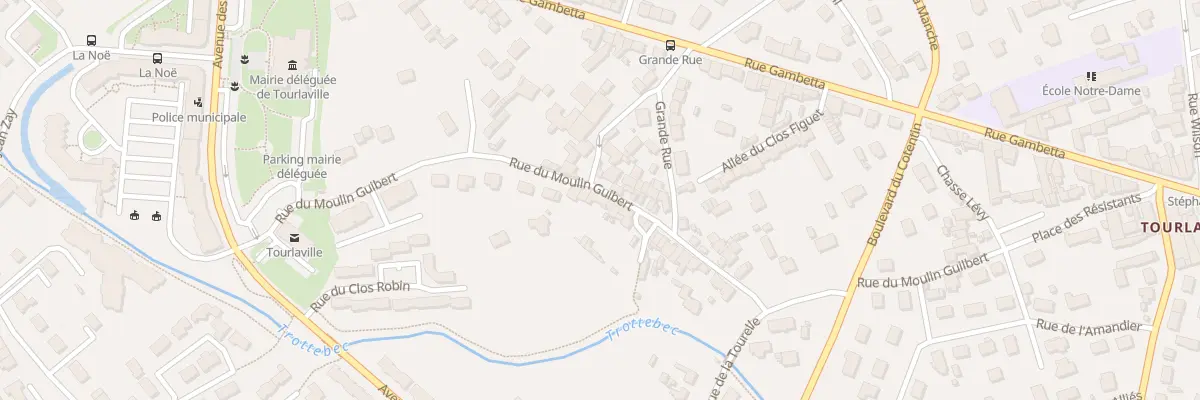 Plan du 304 Rue du Moulin Guibert à Cherbourg-en-Cotentin