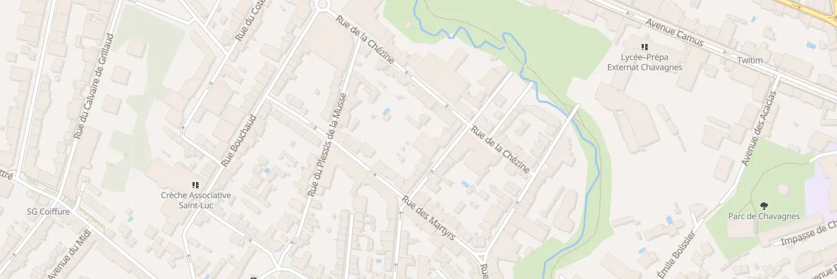 Plan du 23 Rue des Roses à Nantes