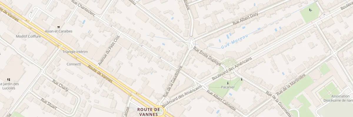 Plan du 13 Rue de la Gaudinière à Nantes