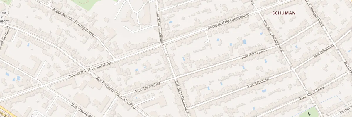 Plan du 56 Rue de la Gaudinière à Nantes