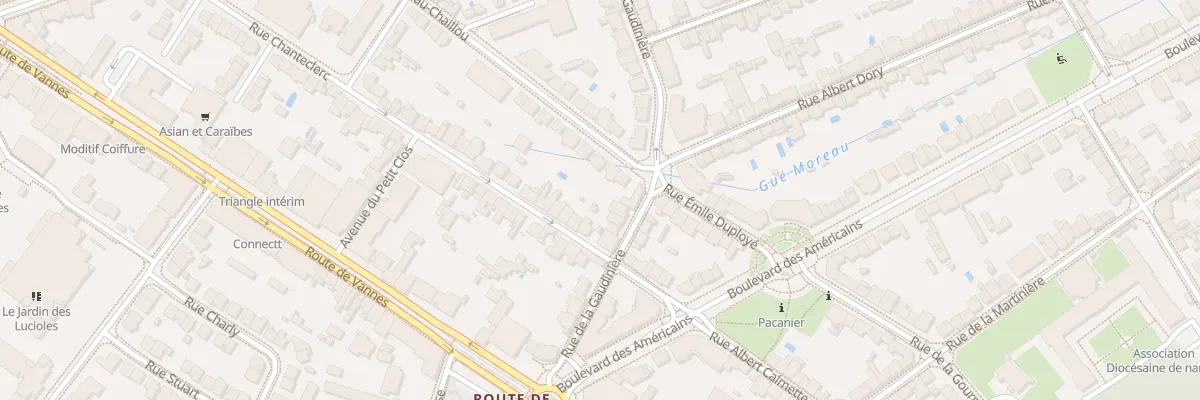 Plan du 17 Rue de la Gaudinière à Nantes