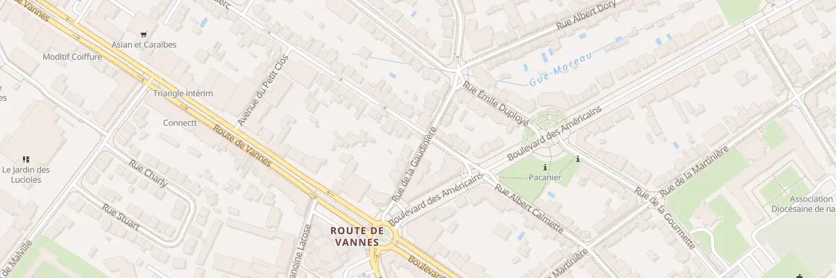 Plan du 9 Rue de la Gaudinière à Nantes