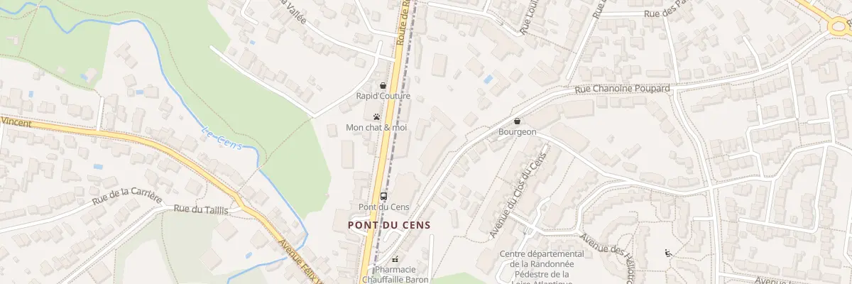 Plan du 3 Rue Chanoine Poupard à Nantes