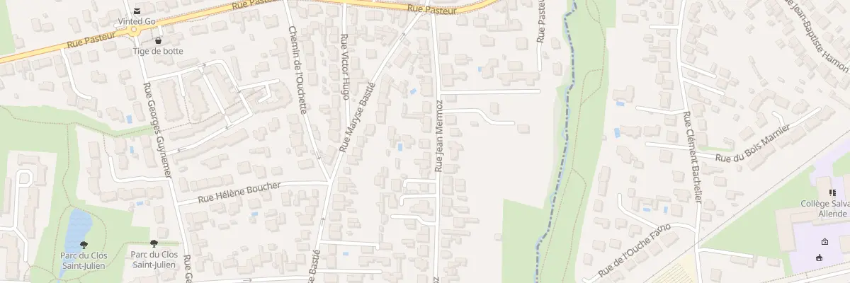 Plan du 16 Rue Jean Mermoz à Bouguenais