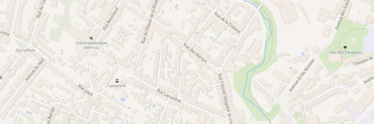 Plan du 16 Rue des Roses à Nantes