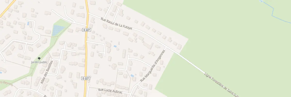 Plan du 20 Rue Raoul de La Futaye à Saint-Sulpice-la-Forêt