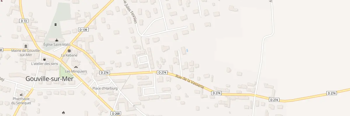 Plan du 18 Rue de la Vasserie à Gouville-sur-Mer