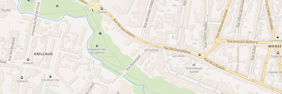 Plan du 17 Rue des Dervallières à Nantes