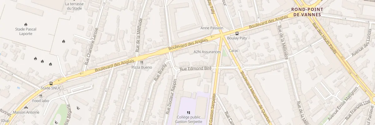 Plan du 26 Rue Edmond Biré à Nantes