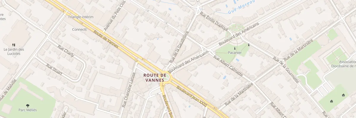 Plan du 2 Rue de la Gaudinière à Nantes
