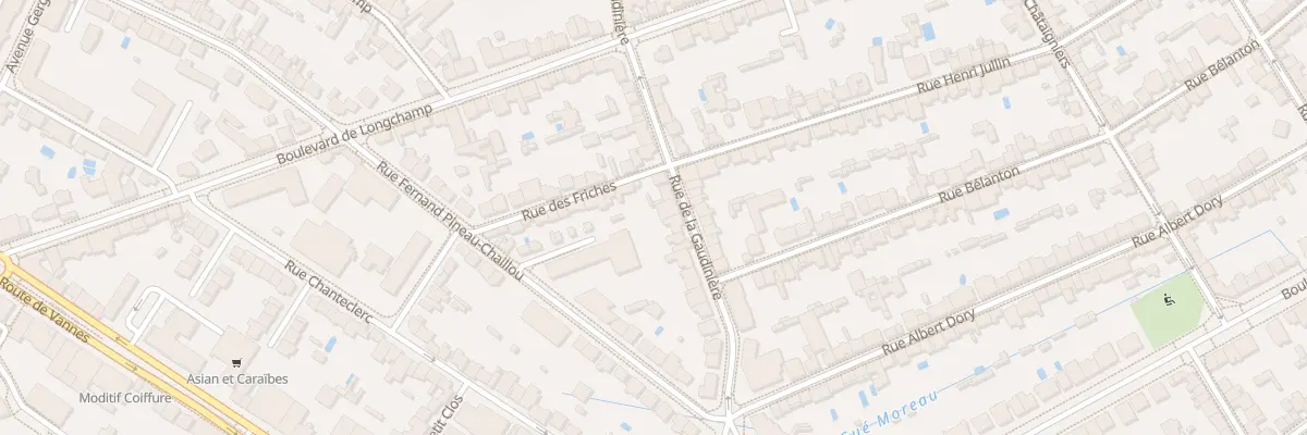 Plan du 45 Rue de la Gaudinière à Nantes