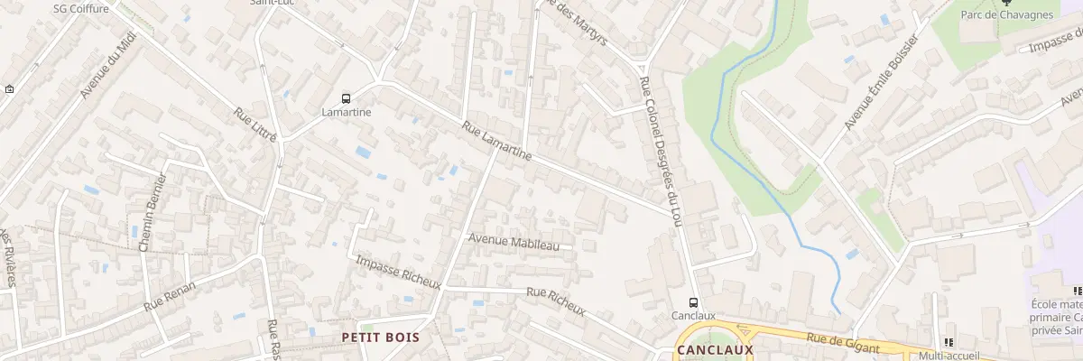 Plan du 11 Rue Lamartine à Nantes