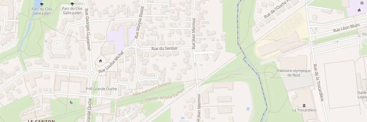 Plan du 50 Rue Jean Mermoz à Bouguenais