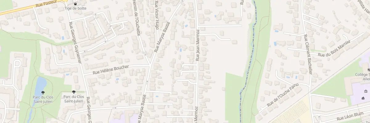 Plan du 22 Rue Jean Mermoz à Bouguenais
