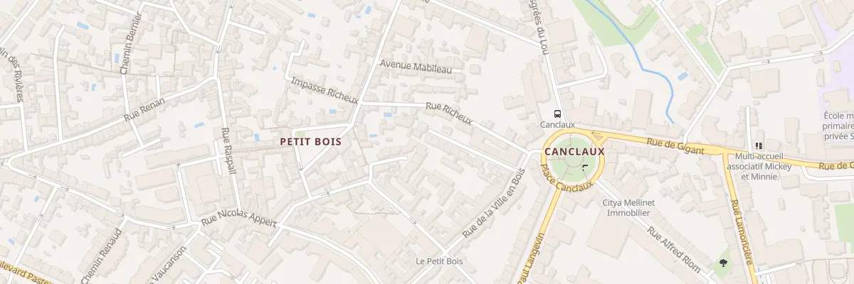 Plan du 21 Av Mozart à Nantes