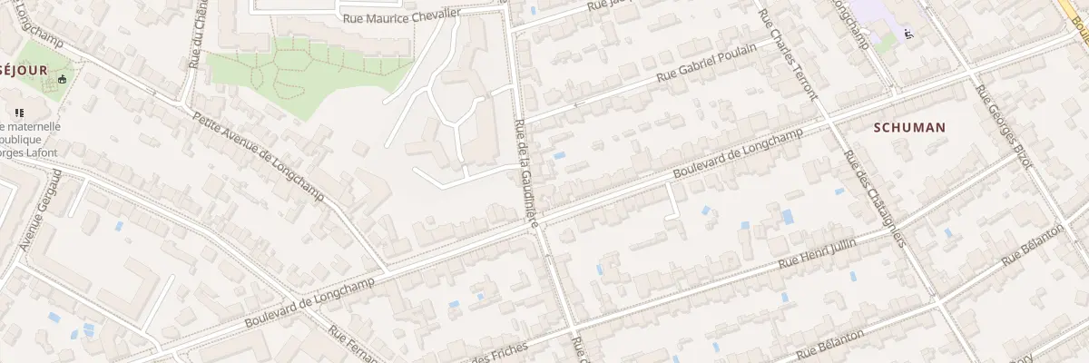 Plan du 64 Rue de la Gaudinière à Nantes