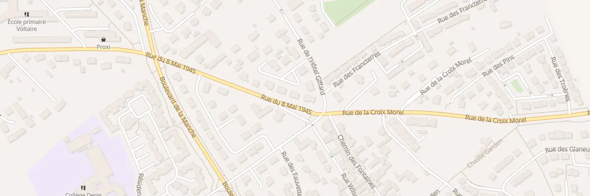 Plan du 39 Rue du Clos d’Entre Les Chemin à Cherbourg-en-Cotentin