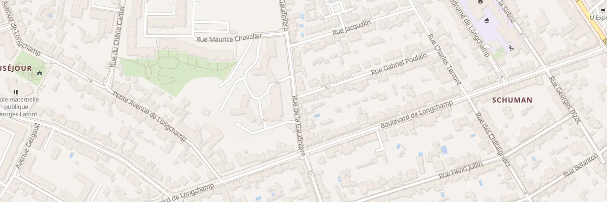 Plan du 74 Rue de la Gaudinière à Nantes