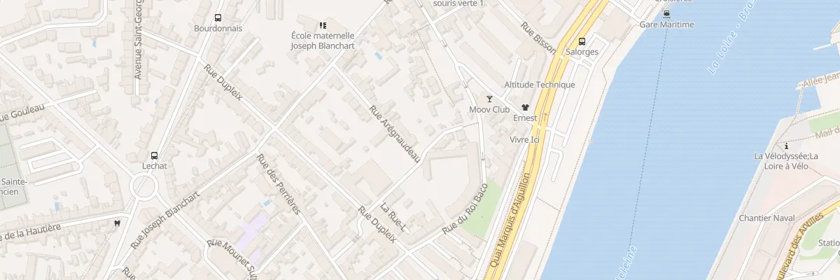 Plan du 4 Rue Arégnaudeau à Nantes
