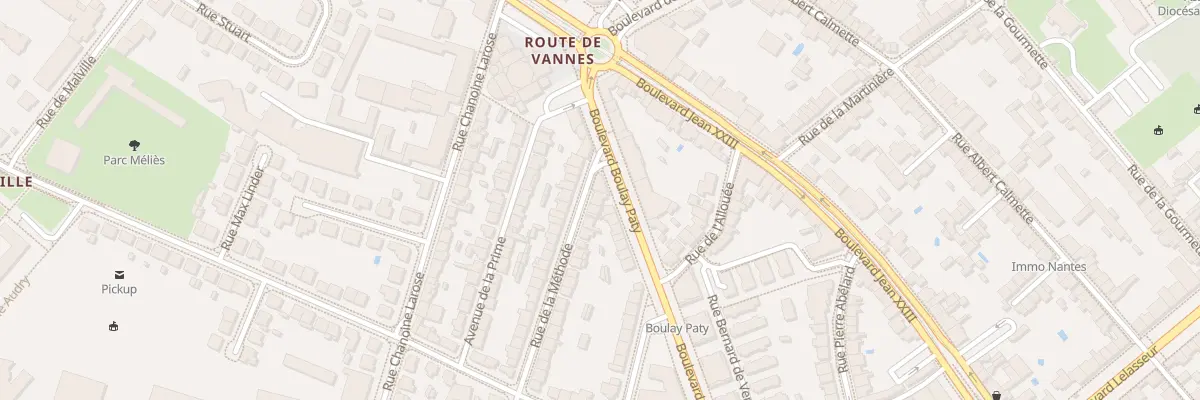 Plan du 66 Rue de la Méthode à Nantes