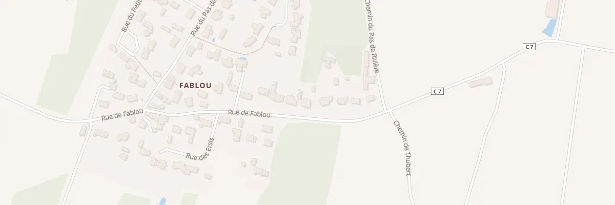 Plan du 31 Rue de Fablou à La Chevrolière