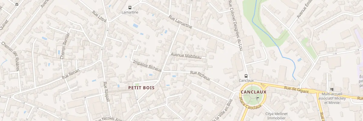 Plan du 7 Imp Mabileau à Nantes