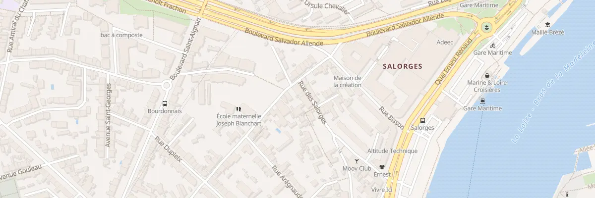 Plan du 17 Rue des Salorges à Nantes