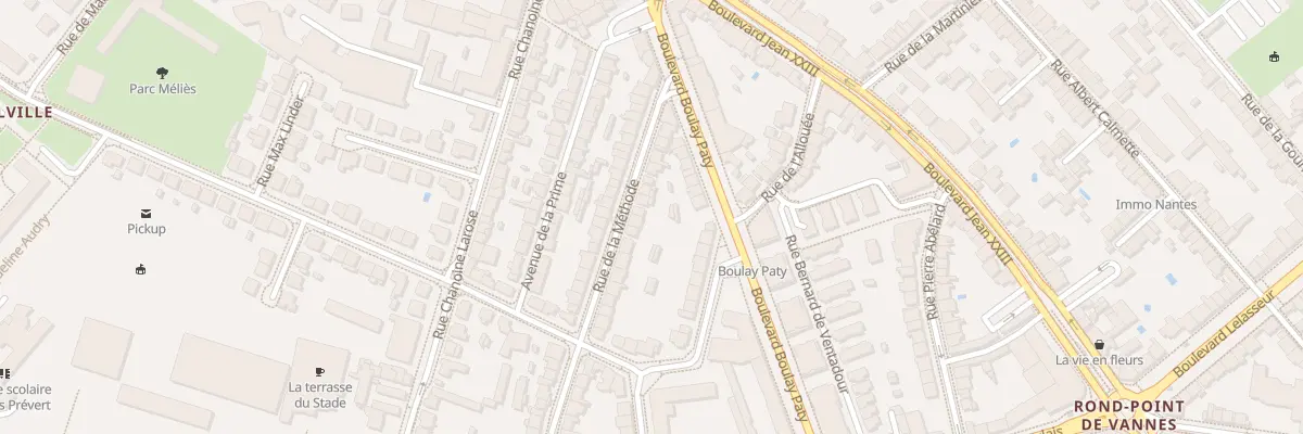 Plan du 54 Rue de la Méthode à Nantes