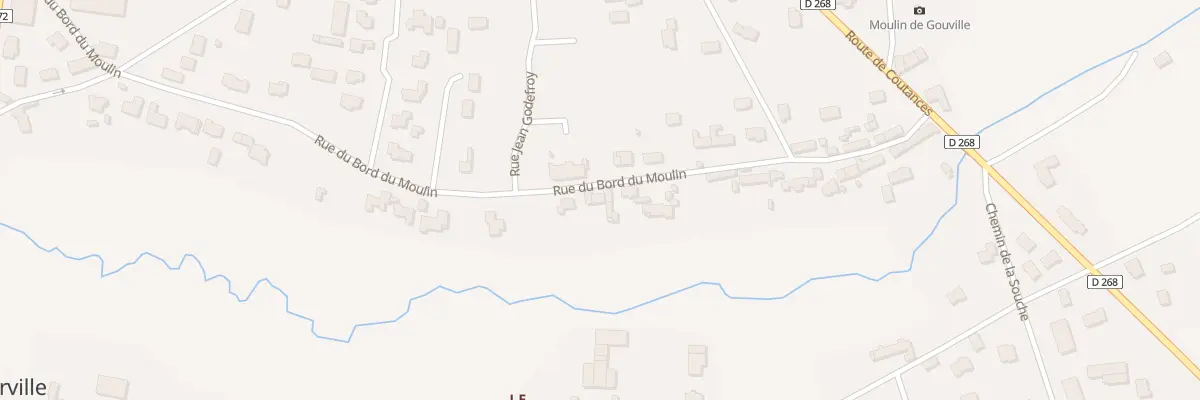 Plan du 52 Rue du Bord du Moulin à Gouville-sur-Mer